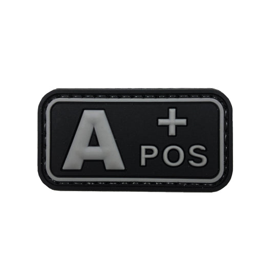 Morale Patch BLUTGRUPPE A+ POS, black/grey