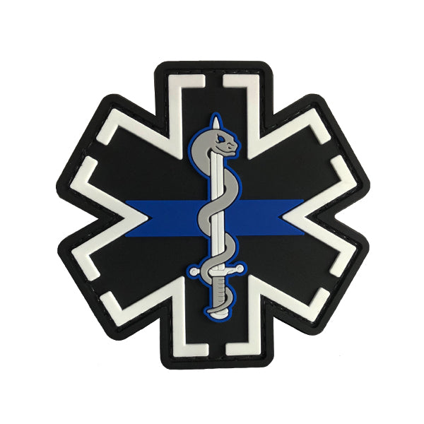 Patch moral PARAMEDIC EMT - BLUE LINE