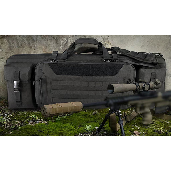 Sacoche pour carabine DOUBLE RIFLE BAG, noir