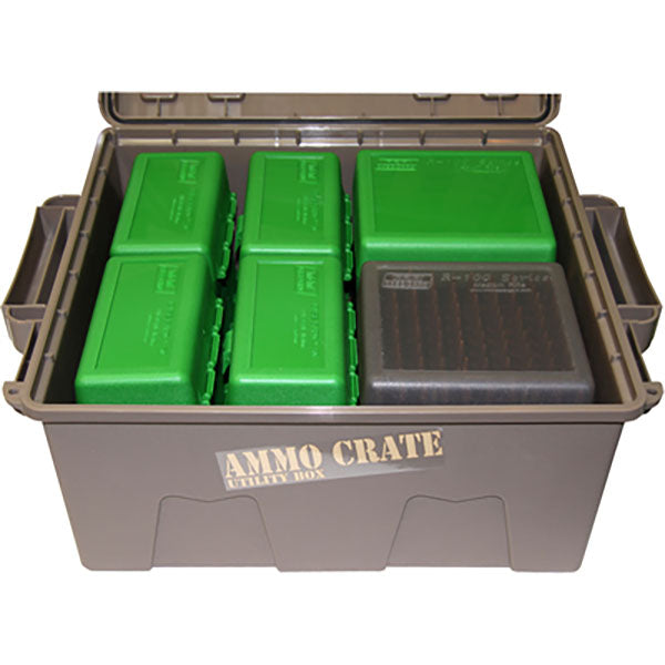 Boîte à munitions AMMO CRATE UTILITY BOX ACR8, terre foncée