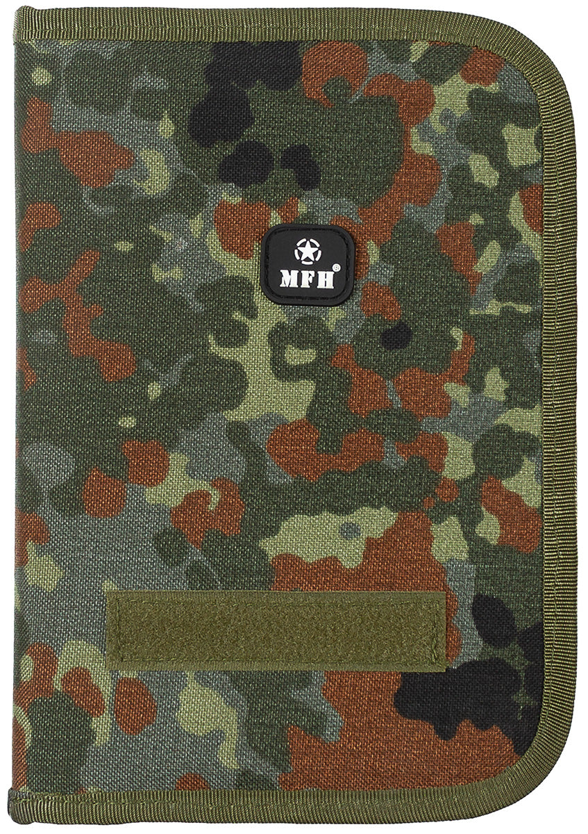 Dossier d'écriture, flecktarn, A5, Cordura