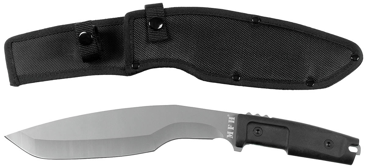 Coltello Bush, "Kukri", con fodero in nylon