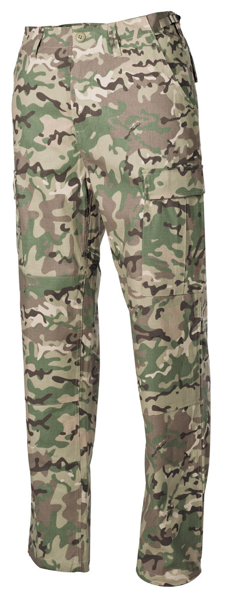 Pantalon de combat US, BDU, Rip Stop, opération camo