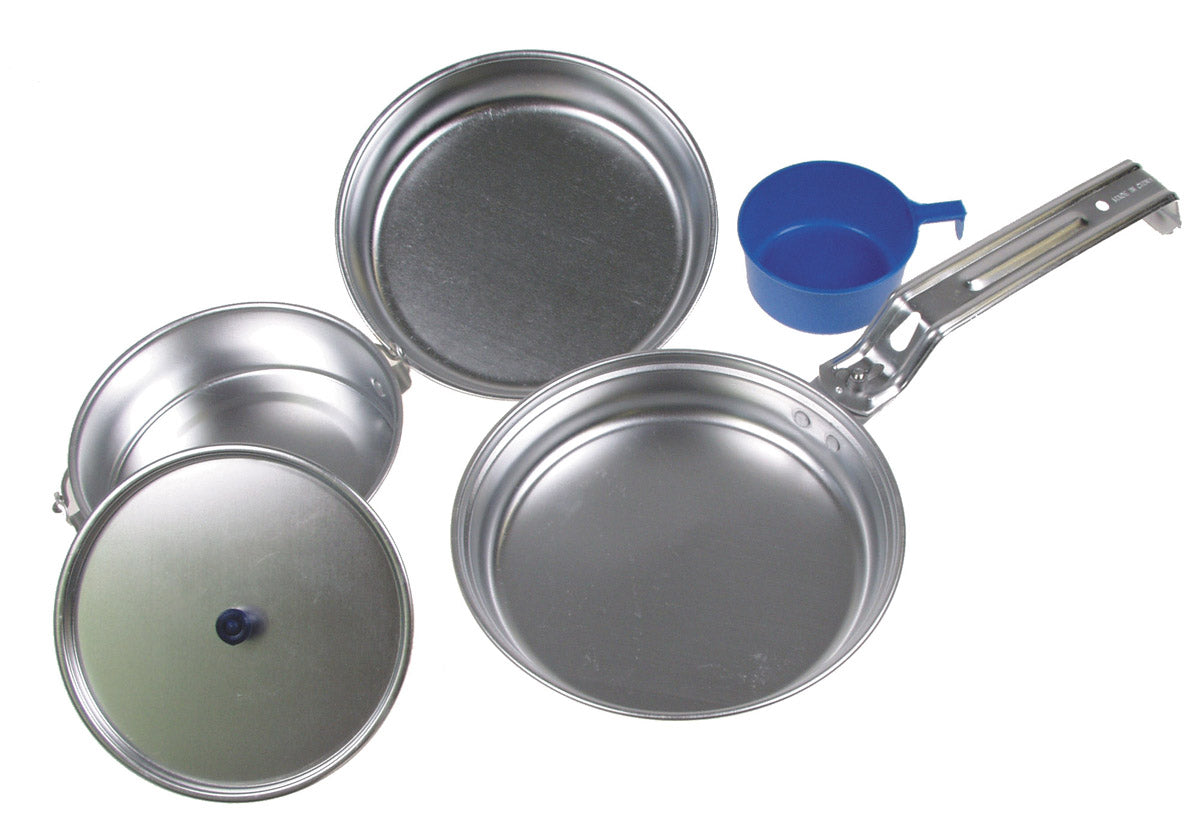 Batterie de cuisine, "Deluxe", aluminium, poêle, casserole, tasse, bol