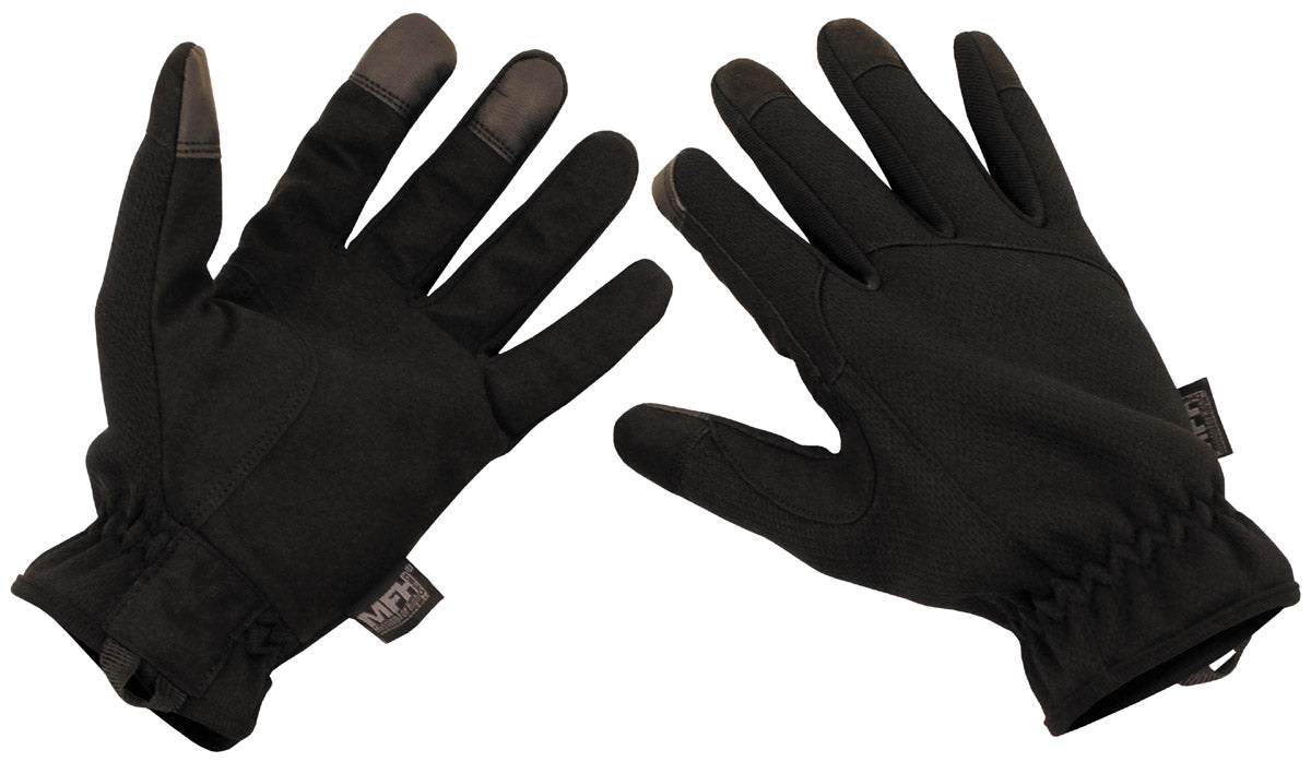 Gants à doigts, noirs, "Lightweight"