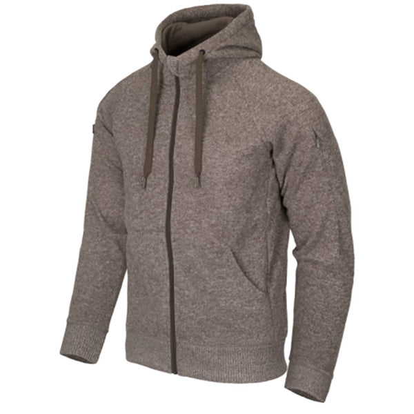 Sweat à capuche COVERT TACTICAL HOODIE (zip complet), mélange beige clair