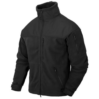 Fleece-Jacke, CLASSIC ARMY JACKET - FLEECE, black