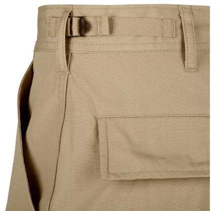 Pantaloncini BDU SHORTS - COTONE RIPSTOP, verde oliva, tg. S