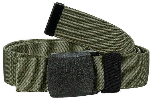 Ceinture "Tactical Elastic", olive, environ 3,7 cm