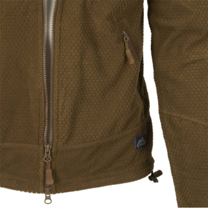 Veste opérationnelle légère ALPHA TACTICAL JACKET, polaire quadrillée, olive