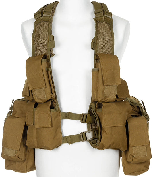 Tactical Weste, div. Taschen,  coyote tan