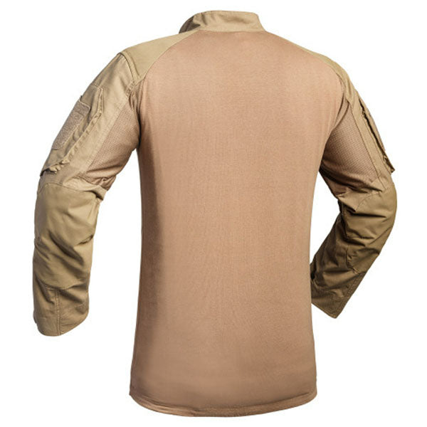 Langarm Shirt UBAS FIGHTER V2, tan - Grösse S