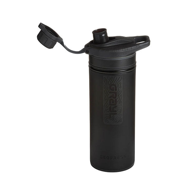 Wasserfilter GEOPRESS PURIFIER BOTTLE, 0.7L, covert black