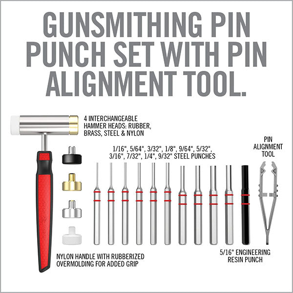 Kit di attrezzi per armi ACCU-PUNCH MARTELLO E PUNZONI