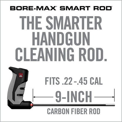 Laufreiniger BORE MAX SMART ROD HANDGUN 9" CARBON FIBER