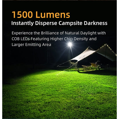 LED-Campinglampe WL3, 1'500 Lumen, (inkl. Akku), tan