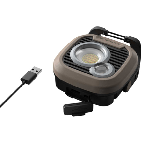 LED-Campinglampe WL3, 1'500 Lumen, (inkl. Akku), tan