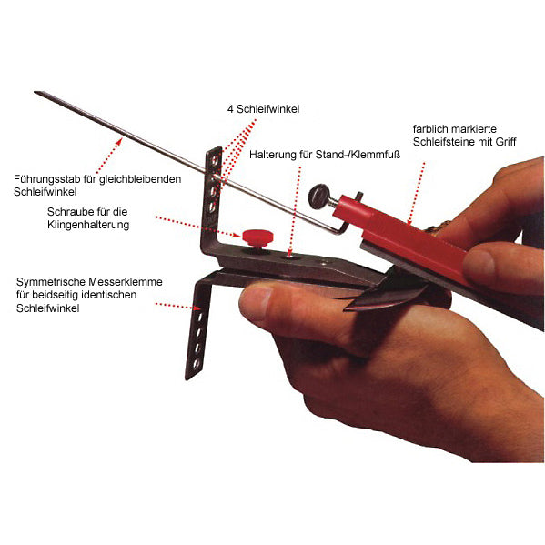 Set per affilare coltelli LANSKY DELUXE (5 pietre per affilare)