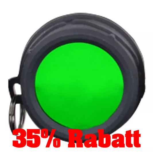 Filtre de couleur pour lampes Klarus avec diamètre de lunette de 41 mm, vert