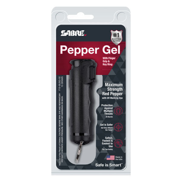 Pfefferspray F15 PEPPER GEL, black, 15ml