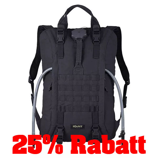 Taktischer Trinkrucksack AQUASOURCE 20L, black