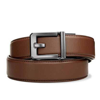 Waffengurt BROWN LEATHER GUN BELT X3, brown