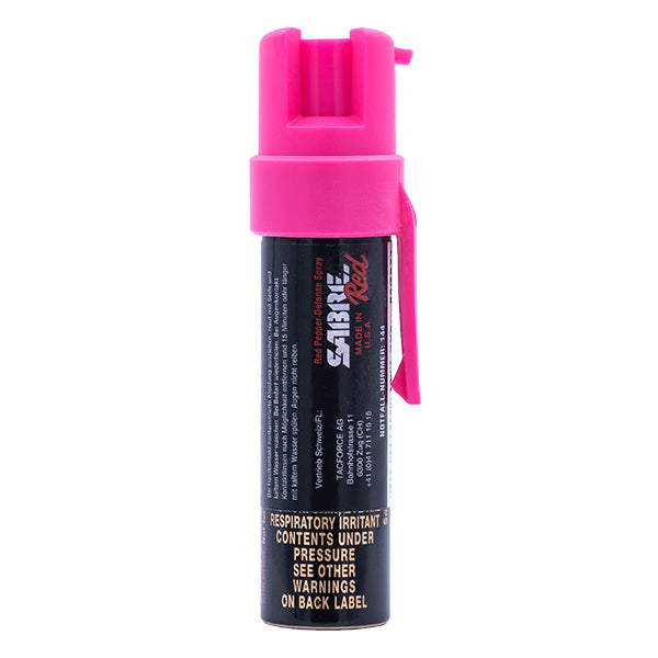 Pfefferspray P-22 mit Gürtelclip, pink, Strahl, 22ml