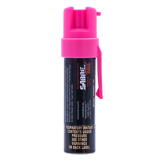 Spray al peperoncino P-22-PK-OC con clip da cintura, rosa, jet, 22ml