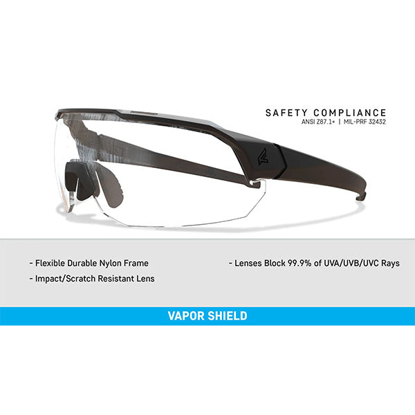 Sonnenbrille ARC LIGHT, Black Frame / Clear Vapor Lens (AL11VS)