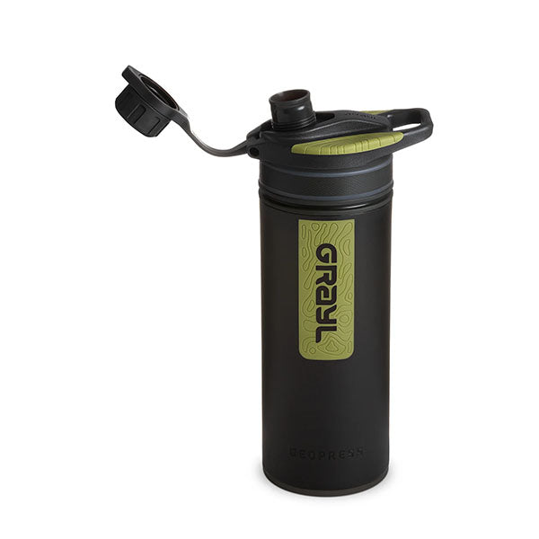 Wasserfilter GEOPRESS PURIFIER BOTTLE, 0.7L, black camo