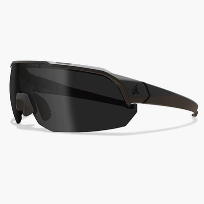 Lunettes de soleil ARC LIGHT, monture noire / lentille polarisée pare-vapeur de fumée (AL16PVS)