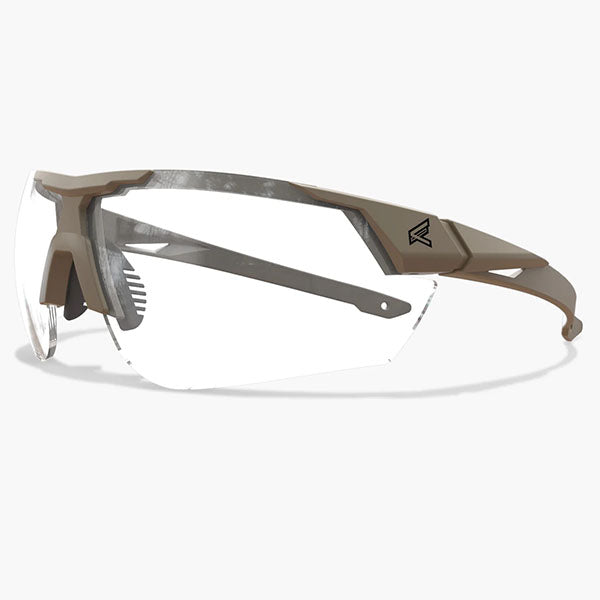 Lunettes de tir PHANTOM RESQUE, monture Tan499, lentille Clear Vapor Shield (PR21VS)