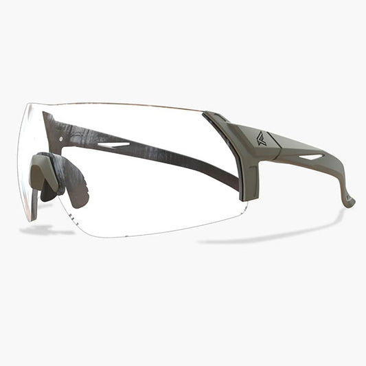 Lunettes de tir URGENT FURY, monture verte conifère, lentille transparente pare-vapeur (UF31VS)