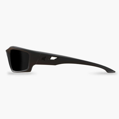 Sonnenbrille BLADE RUNNER, Soft Touch Matte Black Frame, Polarized Smoke Vapor Shield Lens (TSBR716VS)