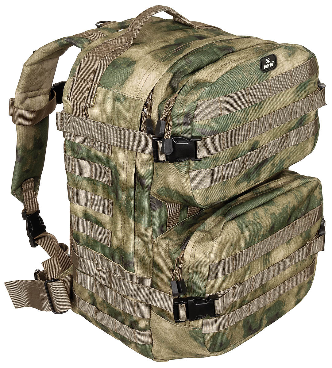 Zaino americano, Assault II, HDT-camo FG