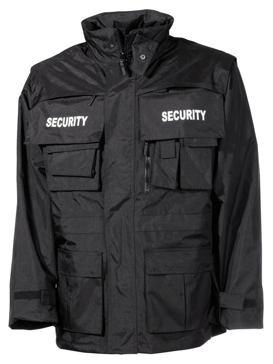 Veste "Sécurité", noire, imperméable, antistatique