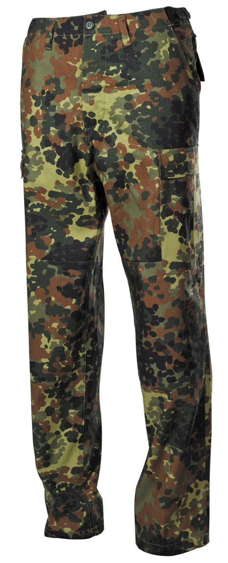 Pantaloni da combattimento americani, BDU, Rip Stop, mimetici