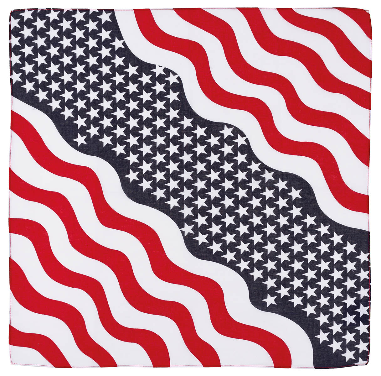 Bandana, Stars und Stripes, ca. 55 x 55 cm, Baumwolle