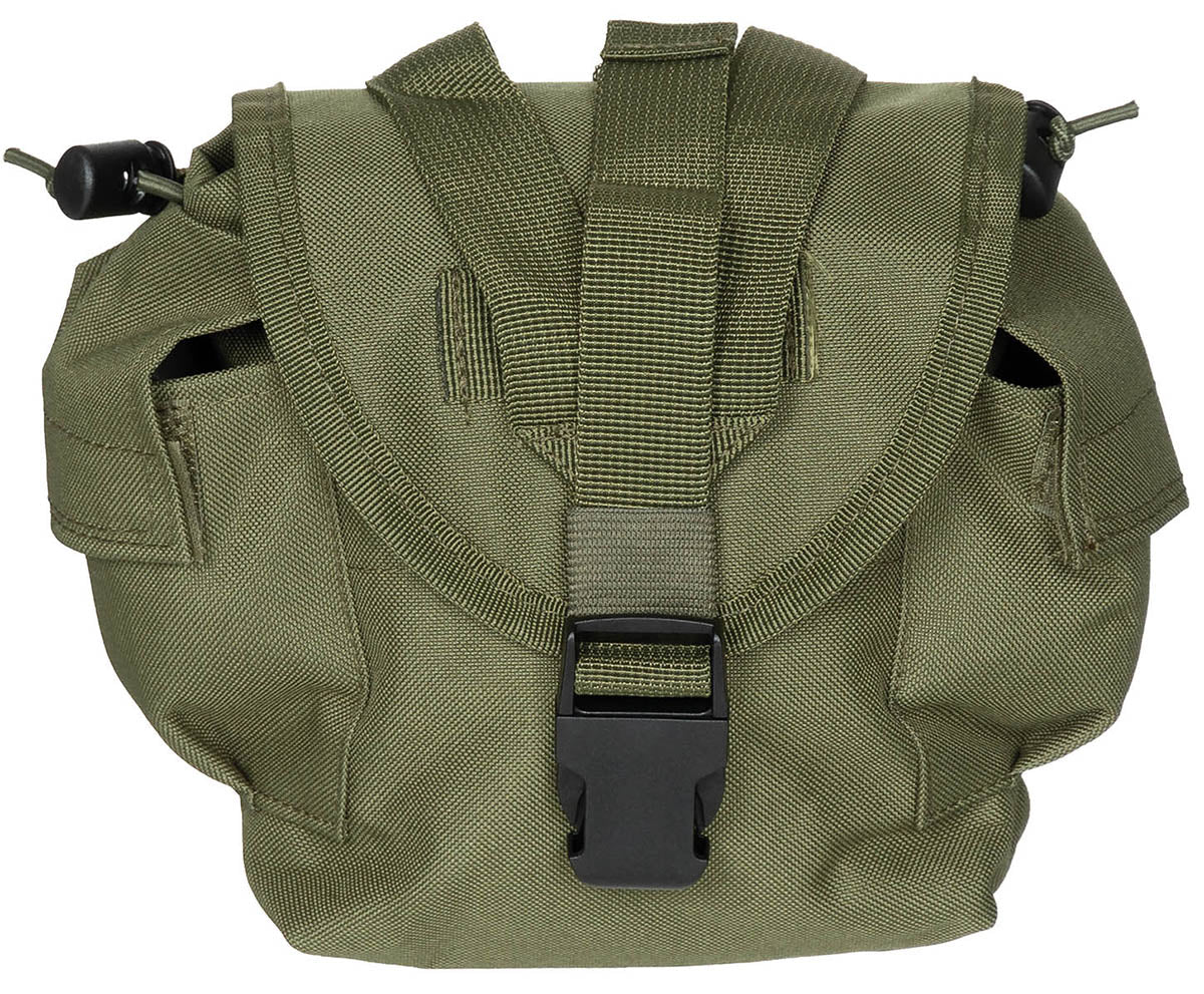 Trinkflaschen Tasche, "MOLLE", oliv