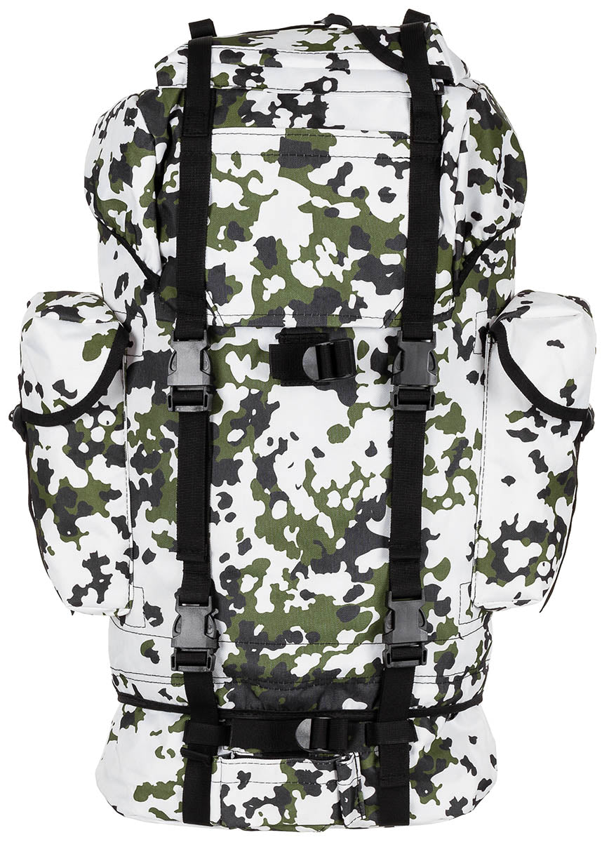 BW Kampfrucksack, 65 l,  Alu-Aussteifung, snow-camo