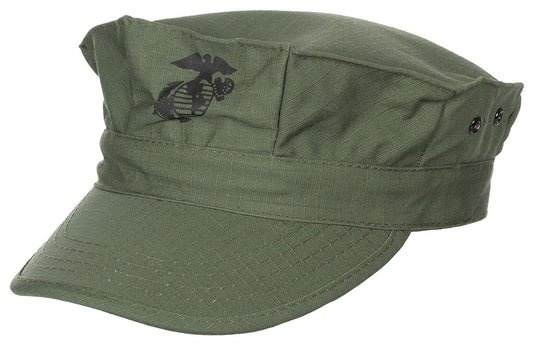 Casquette US, "USMC", Rip Stop, olive, imprimé Marine Corps