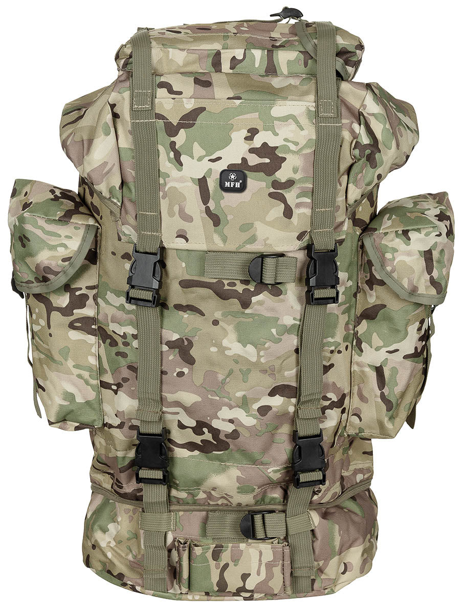 BW Kampfrucksack, 65 l,  Alu-Aussteifung, op.-camo