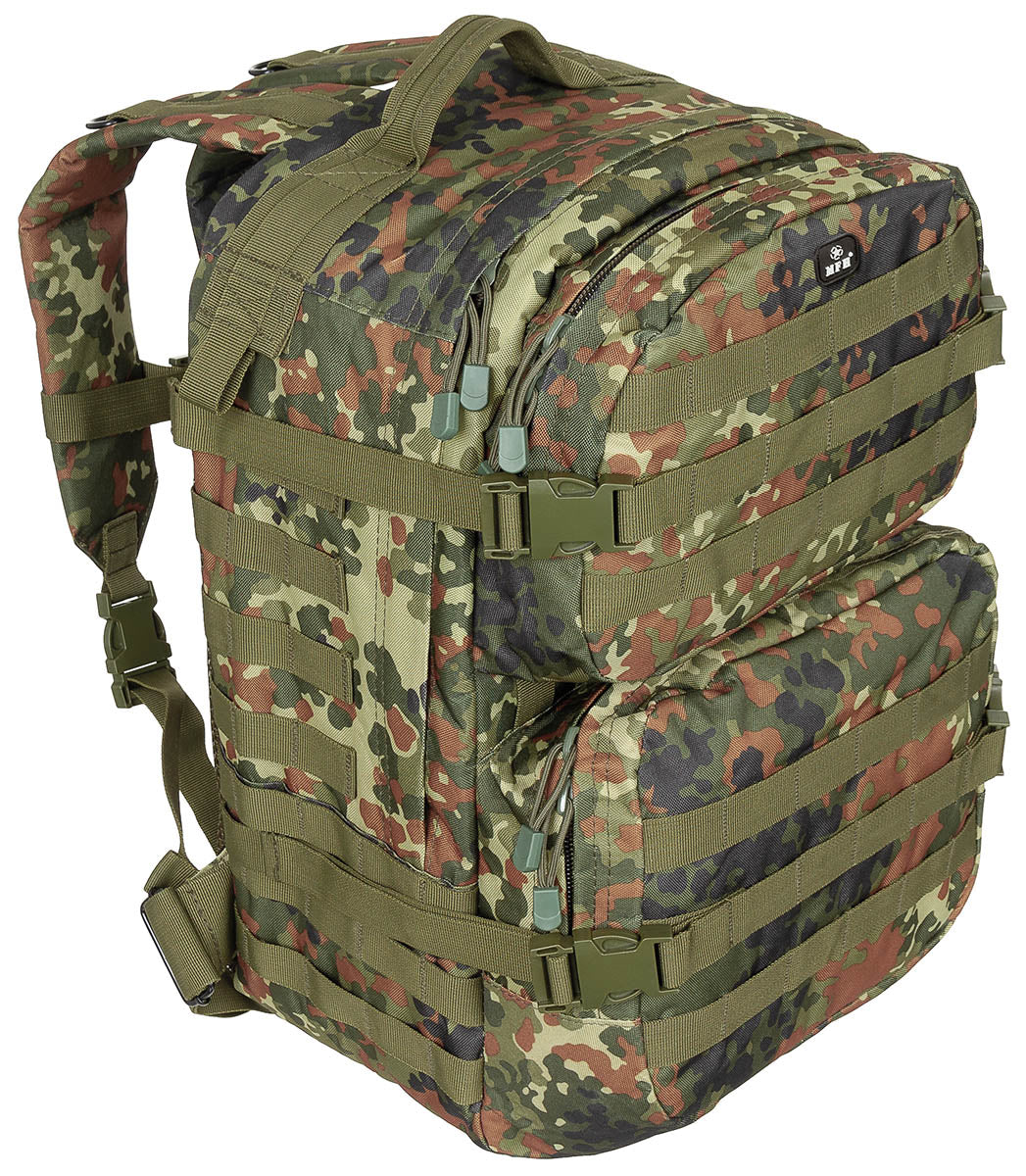 US Rucksack, Assault II, flecktarn