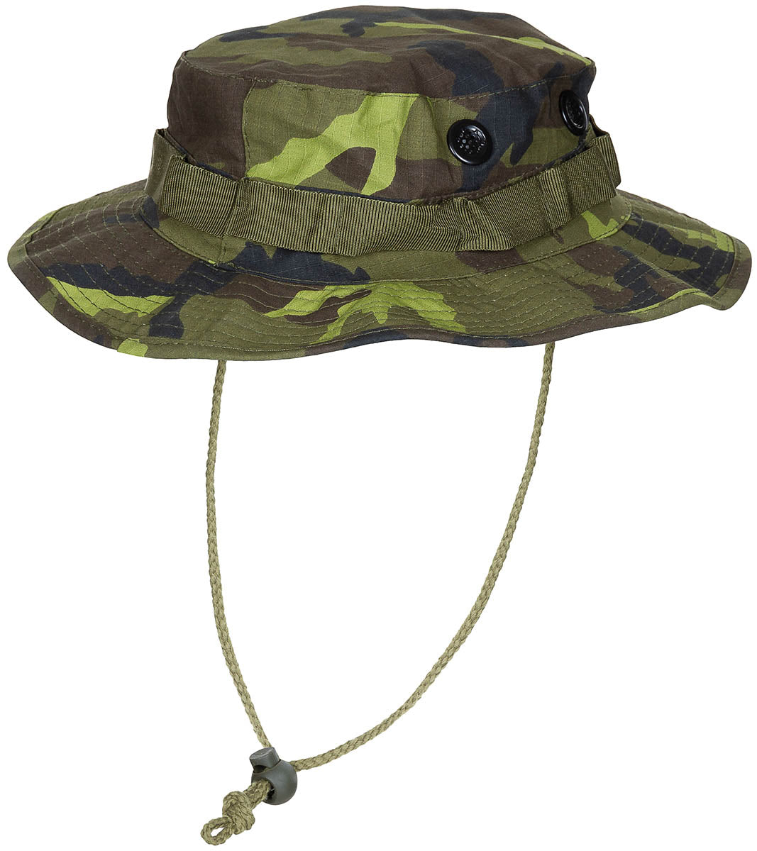 Chapeau de brousse US GI, mentonnière, GI Boonie, Rip Stop, camouflage M 95 CZ