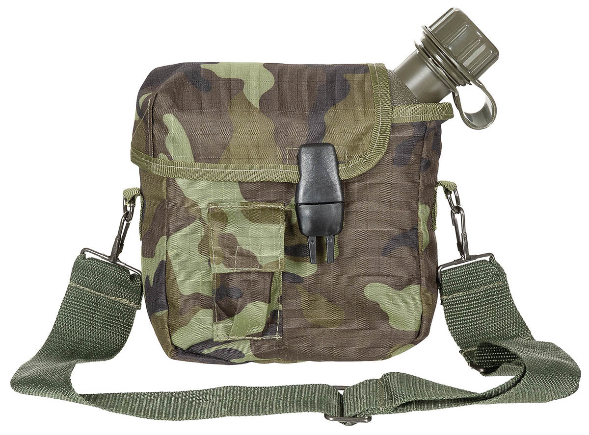 Cantine US, carrée, avec couvercle, camouflage M 95 CZ, 2 Qt