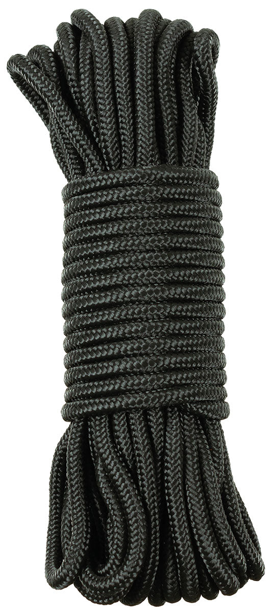 Corda, nera, 9 mm, 15 metri