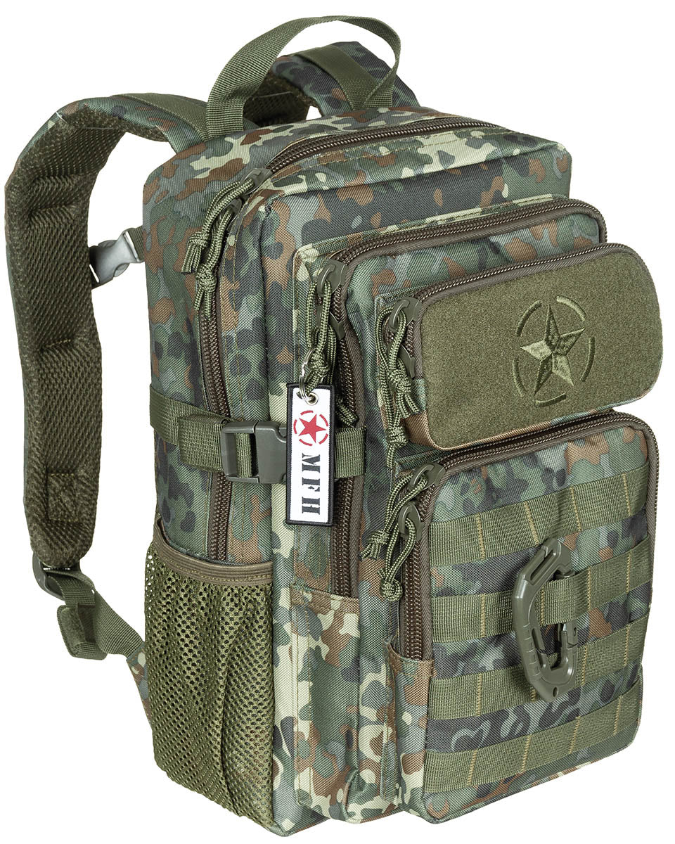 US Rucksack, Assault, "Youngster", flecktarn