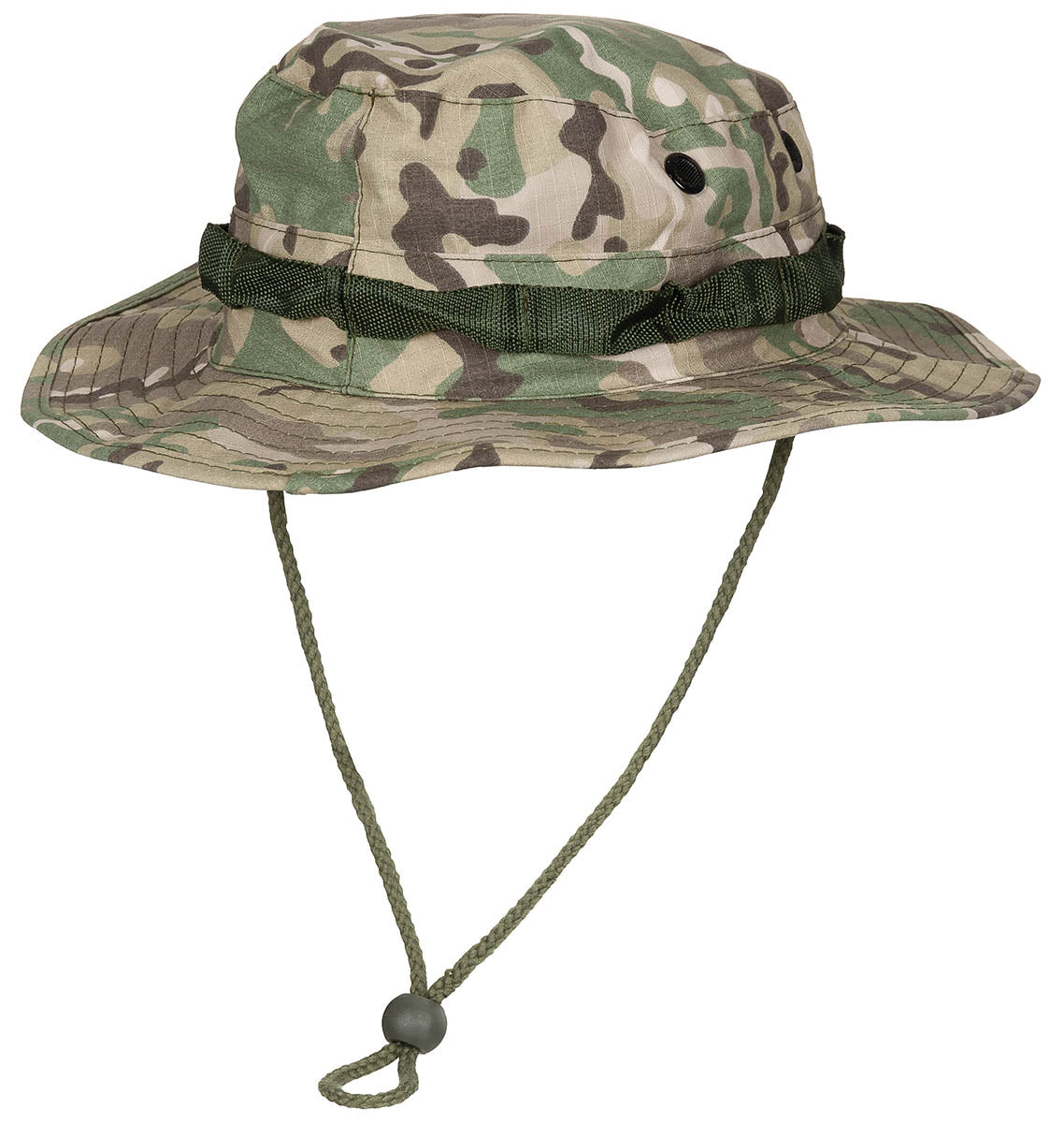 Cappello Bush GI americano, sottogola, GI Boonie, rip stop, op.-camo