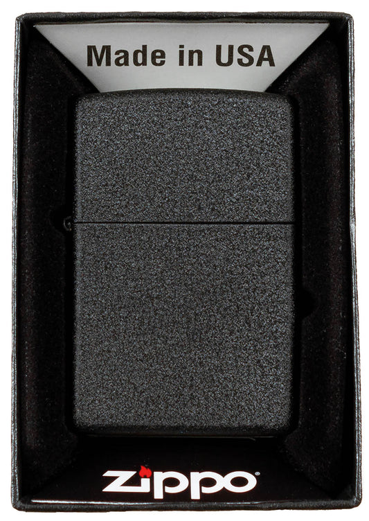 Briquet, Zippo, "Black Crackle", vide