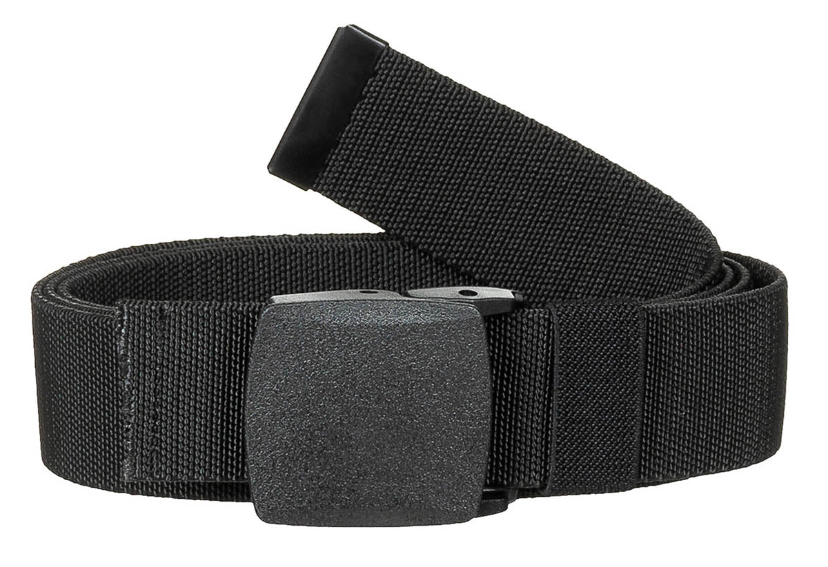 Ceinture "Tactical Elastic", noire, environ 3,7 cm